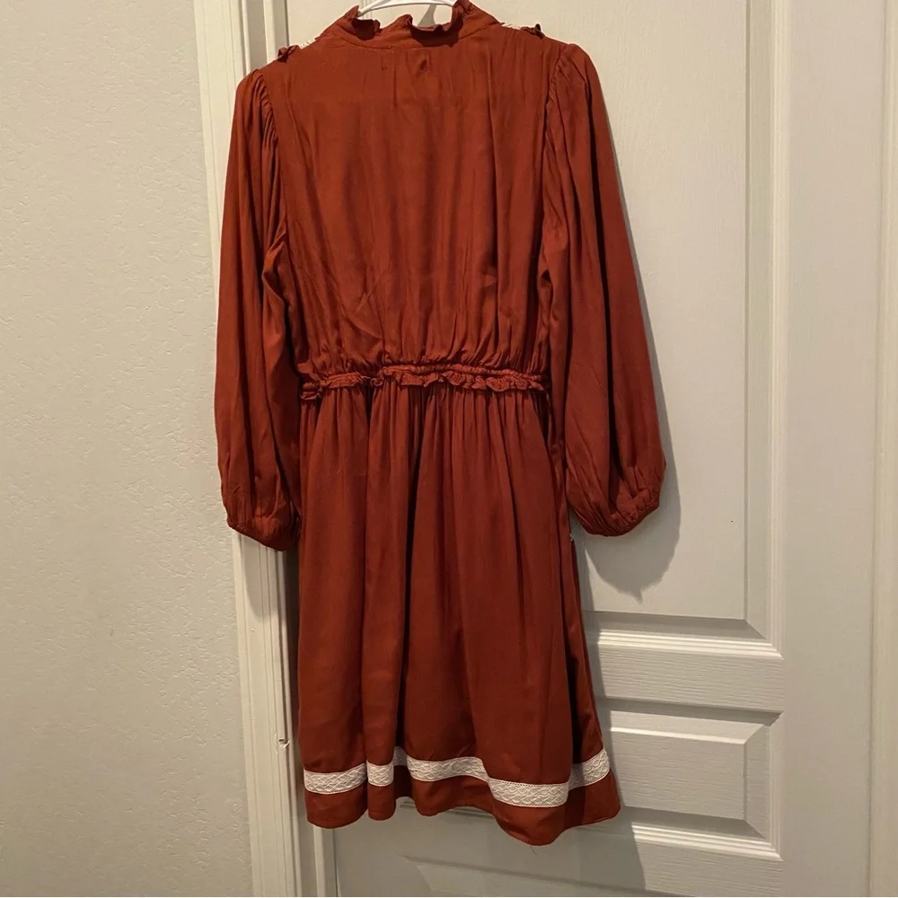 Bohme Zoe Dress with Ruffles and Lace - Picture 6 of 7